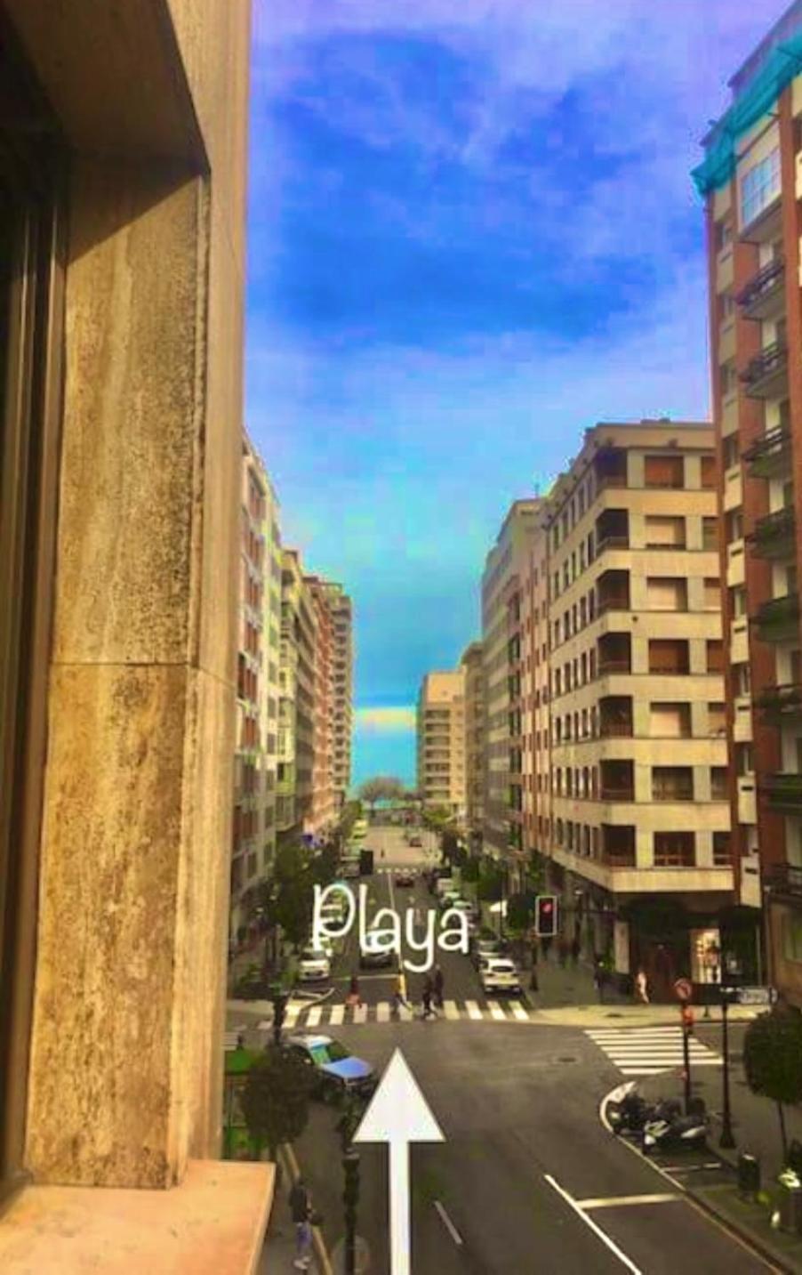 Apartamento Rocamar Centro Playa San Lorenzo - Parking Gratuito Gijón